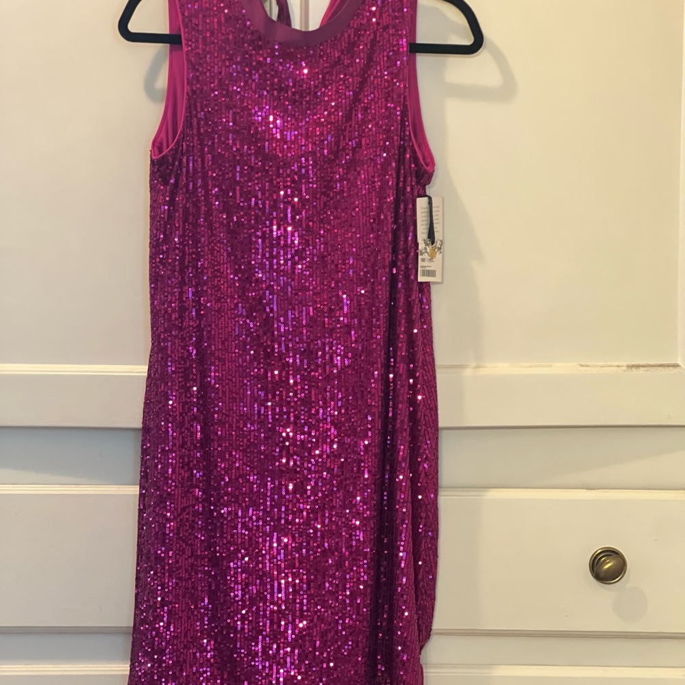 Kensie Fuchsia Sequin Formal Dress New Years Dress size 6